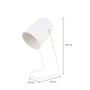 LUMINÁRIA DE MESA THIN FEET - BRANCO/BRANCO - Foto 4