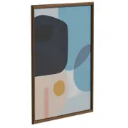 QUADRO PASTEL ORGANIC I 61 CM X 81 CM - COBRE/MULTICOR - Foto 1