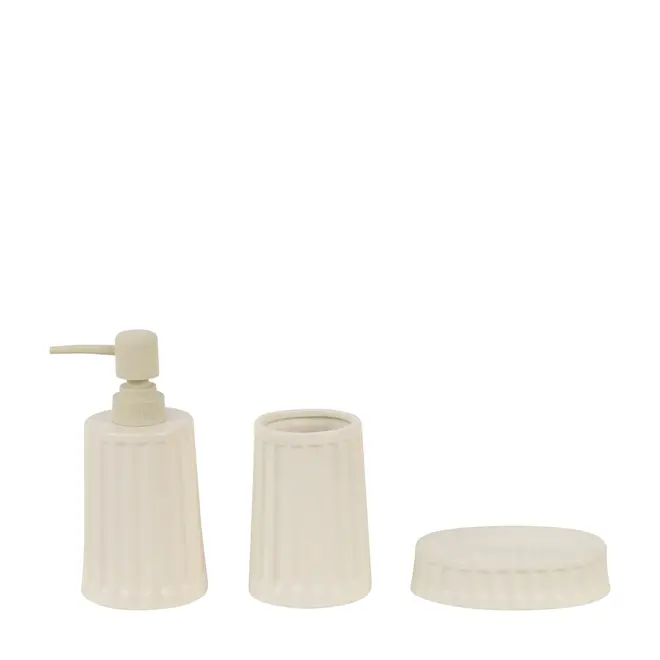 KIT BANCADA 3 PEÇAS PARTHENON - BRANCO - Foto 1