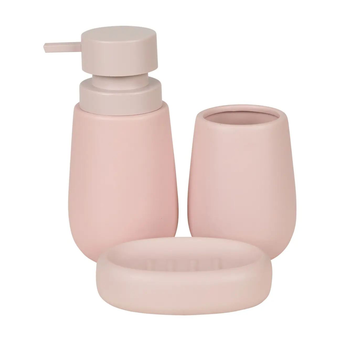 KIT BANCADA 3 PEÇAS GOLDBERG - QUARTZO ROSA - Foto 1