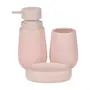 KIT BANCADA 3 PEÇAS GOLDBERG - QUARTZO ROSA - Foto 1