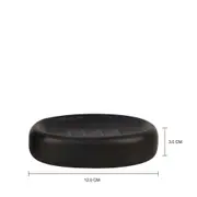 KIT BANCADA 3 PEÇAS CANOTIER - PRETO/DOURADO - Foto 5