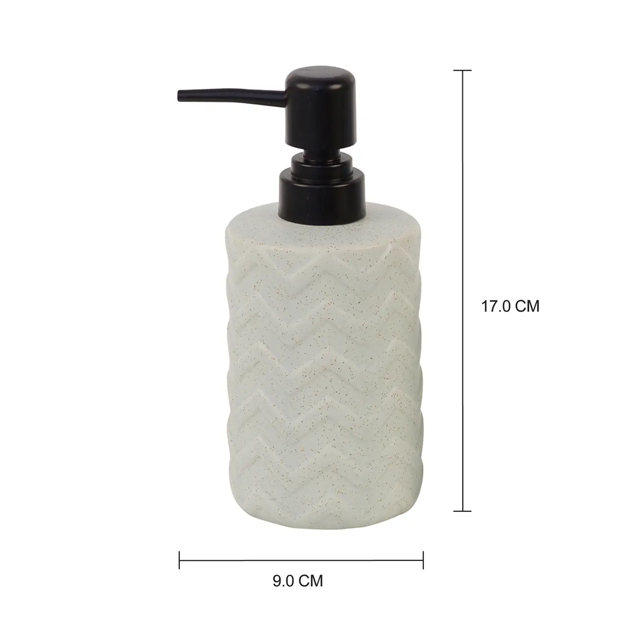 KIT BANCADA 3 PEÇAS GEO WAVES - BRANCO/PRETO - Foto 3
