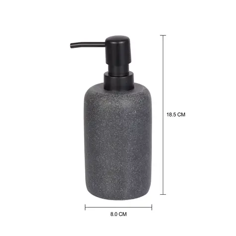 Imagem com medidas do produto PORTA-SABONETE LÍQUIDO BONNIE