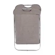 CESTO PARA ROUPA KORG - CINZA/INOX - Foto 3