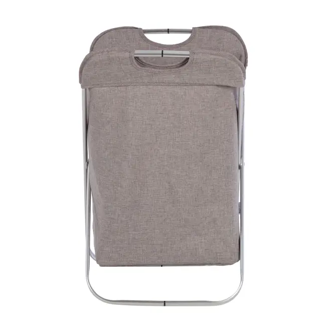 CESTO PARA ROUPA KORG - CINZA/INOX - Foto 3