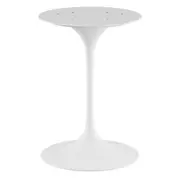 BASE DE MESA DE JANTAR CENTRAL REDONDA FV 90 CM TULIPE - BRANCO BRILHANTE - Foto 1