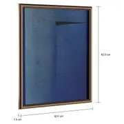 QUADRO GREENERY III 42 CM X 42 CM - MULTICOR/COBRE - Foto 2