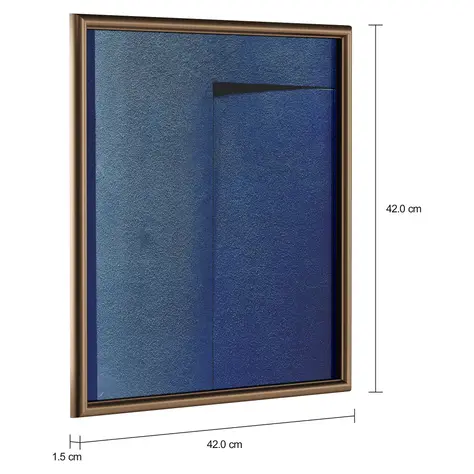 Imagem com medidas do produto QUADRO GREENERY III 42 CM X 42 CM