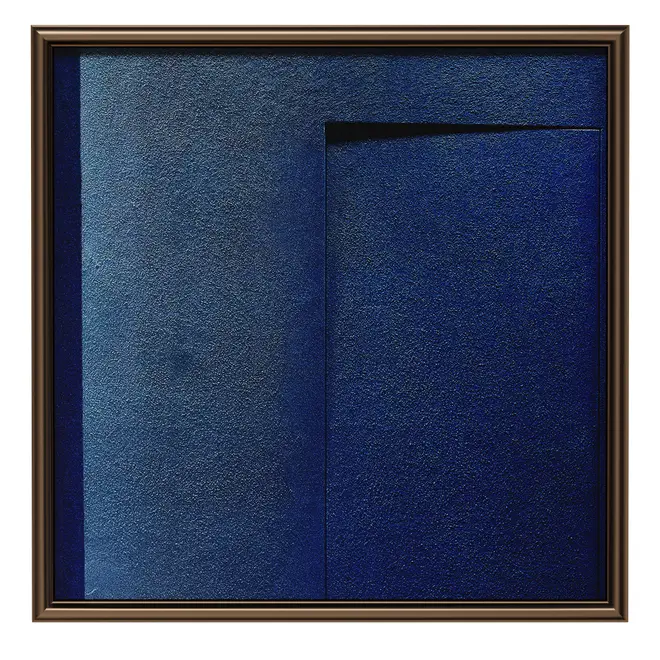 QUADRO GREENERY III 42 CM X 42 CM - MULTICOR/COBRE - Foto 1