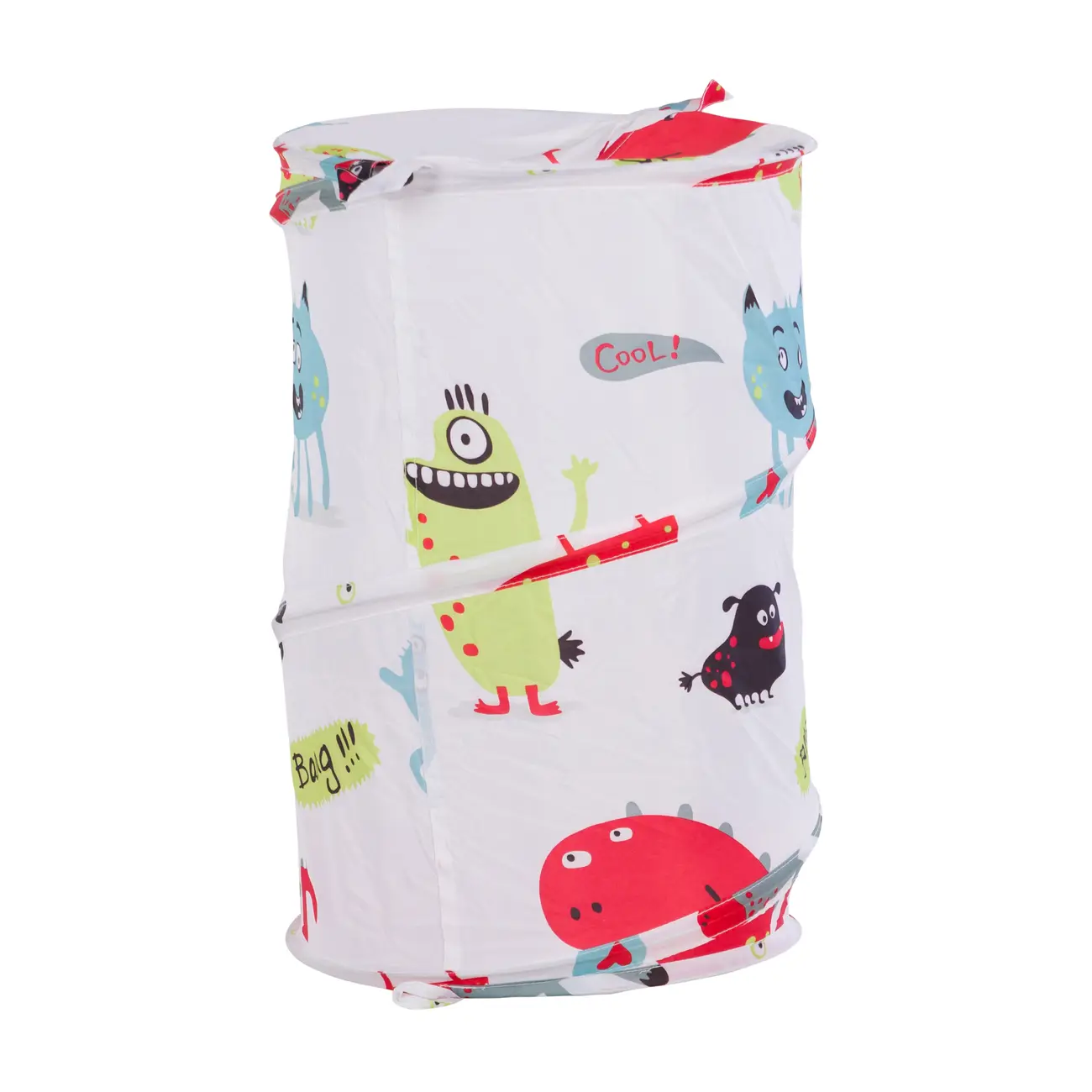 CESTO 53 CM X 36 CM BOO! - BRANCO/MULTICOR - Foto 2