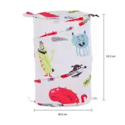 CESTO 53 CM X 36 CM BOO! - BRANCO/MULTICOR - Foto 6