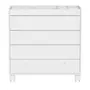 ESTRUTURA DE CÔMODA 5 GAVETAS 80 CM X 45 CM NAMI I - BRANCO - Foto 1