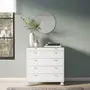 ESTRUTURA DE CÔMODA 5 GAVETAS 80 CM X 45 CM NAMI I - BRANCO - Foto 5