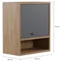 ARMÁRIO DE COZINHA AÉREO 60 CM 1 PORTA BASCULANTE TOAST - OAK TAMMI/KONKRET - Foto 10