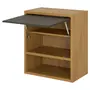 ARMÁRIO DE COZINHA AÉREO 60 CM 1 PORTA BASCULANTE TOAST - OAK TAMMI/KONKRET - Foto 2