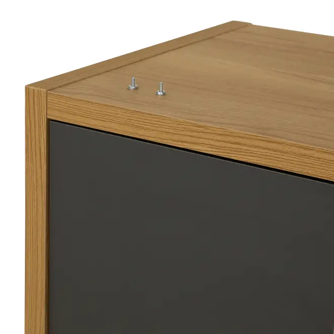 ARMÁRIO DE COZINHA AÉREO 60 CM 1 PORTA BASCULANTE TOAST - OAK TAMMI/KONKRET - Foto 5