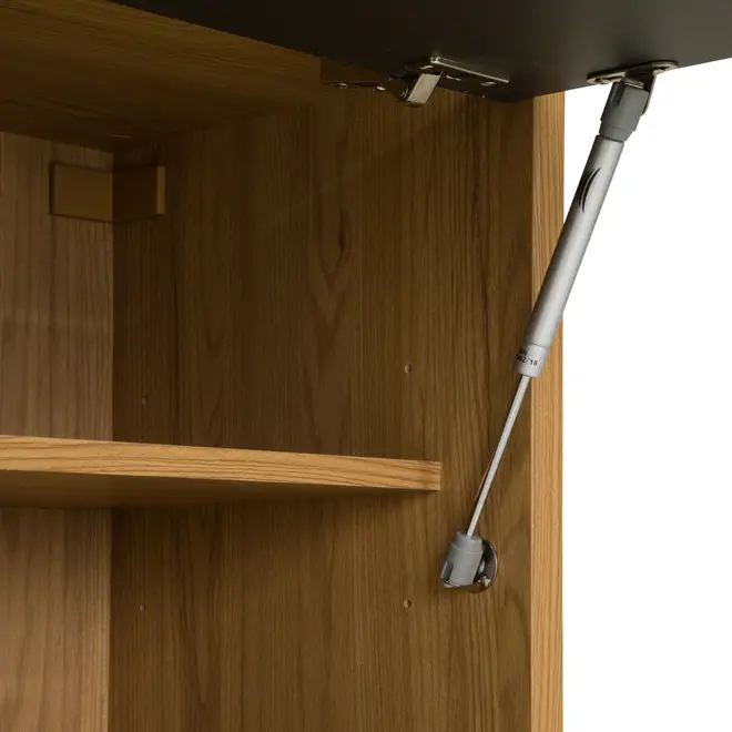 ARMÁRIO DE COZINHA AÉREO 60 CM 1 PORTA BASCULANTE TOAST - OAK TAMMI/KONKRET - Foto 6