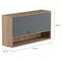 ARMÁRIO DE COZINHA AÉREO 1,20 M 1 PORTA BASCULANTE TOAST - OAK TAMMI/KONKRET - Foto 10