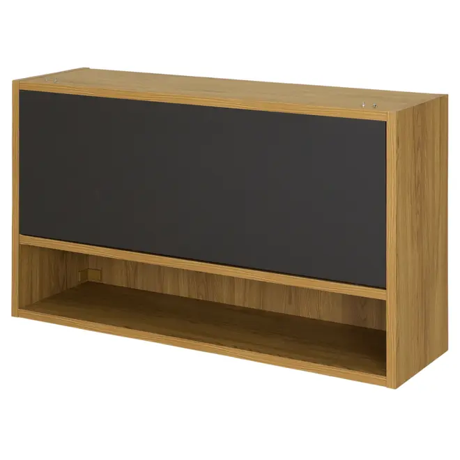 ARMÁRIO DE COZINHA AÉREO 1,20 M 1 PORTA BASCULANTE TOAST - OAK TAMMI/KONKRET - Foto 3