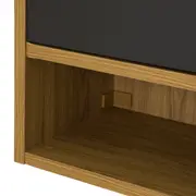 ARMÁRIO DE COZINHA AÉREO 1,20 M 1 PORTA BASCULANTE TOAST - OAK TAMMI/KONKRET - Foto 7