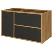 ARMÁRIO DE COZINHA INFERIOR 1,20 M 4 GAVETAS/1 PORTA BASCULANTE TOAST - OAK TAMMI/KONKRET - Foto 3