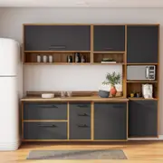TAMPO DE ARMÁRIO DE COZINHA COM FRONTÃO 60 CM TOAST - OAK TAMMI - Foto 9