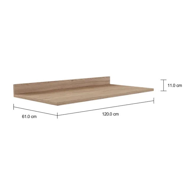 TAMPO DE ARMÁRIO DE COZINHA COM FRONTÃO 1,20 M TOAST - OAK TAMMI - Foto 8