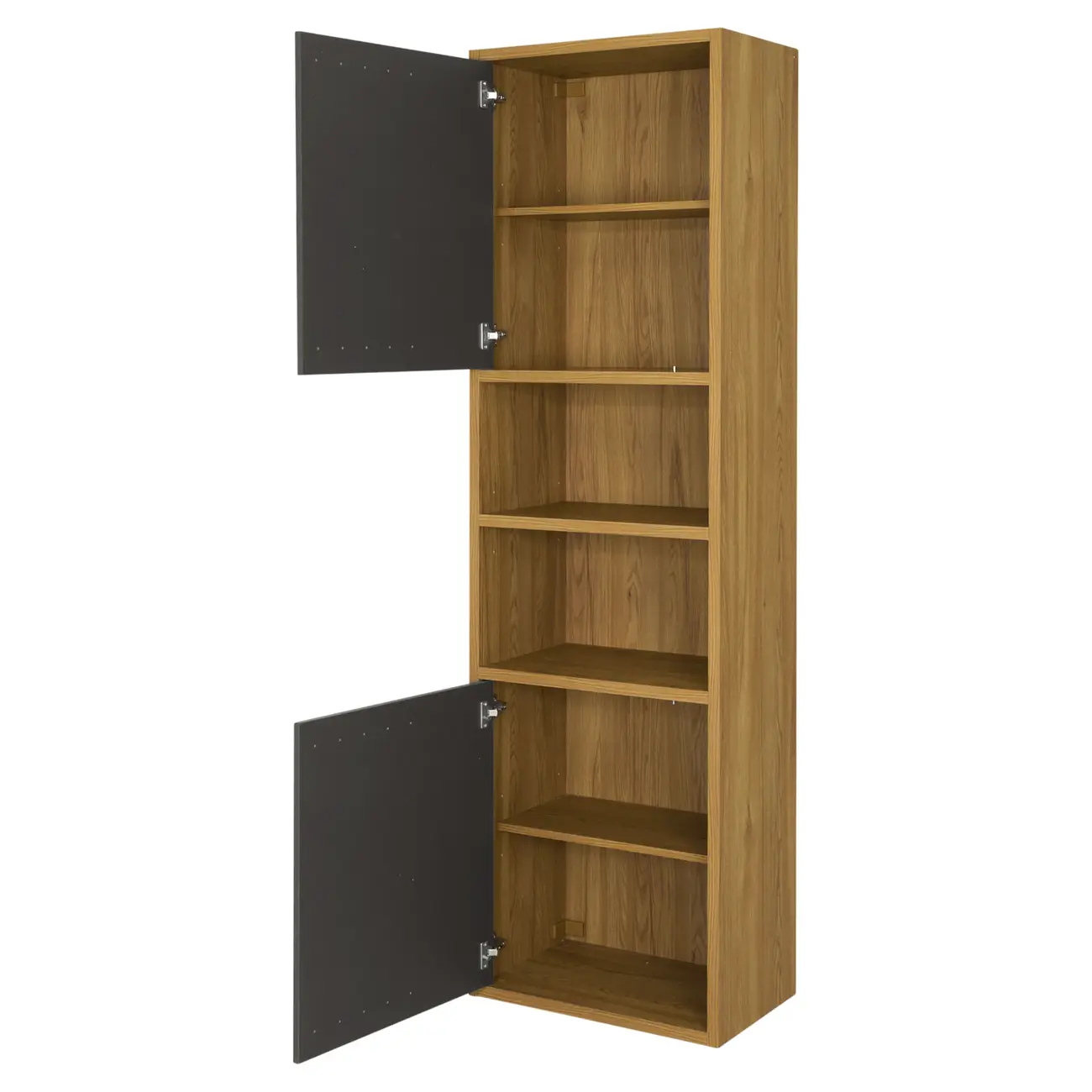 PANELEIRO 2 PORTAS 60 CM X 2 M TOAST - OAK TAMMI/KONKRET - Foto 2