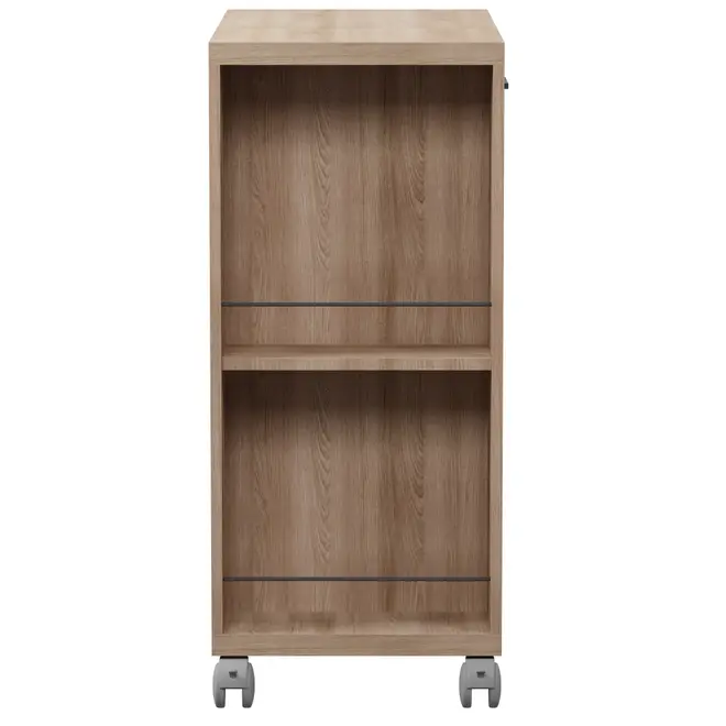 CARRINHO 1 PORTA 80 CM X 40 CM TOAST - OAK TAMMI/KONKRET - Foto 1