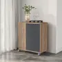 CARRINHO 1 PORTA 80 CM X 40 CM TOAST - OAK TAMMI/KONKRET - Foto 3