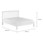 CAMA QUEEN 1,58 M TINTO HIGH - BRANCO - Foto 7