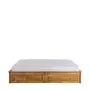 CAMA KING COM 2 GAVETAS 1,93 M CRATES - ENCERADO CASTANHO - Foto 3