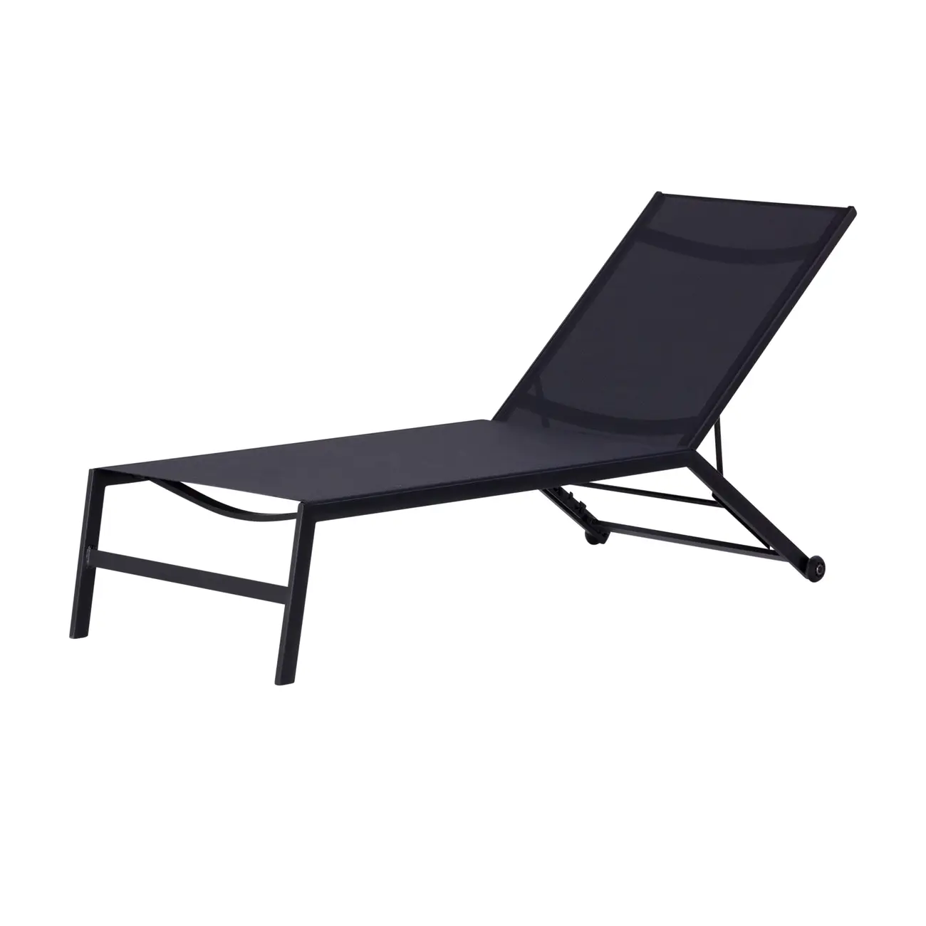 CHAISE LONGUE TULUM - PRETO/PRETO - Foto 1