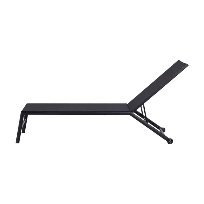 CHAISE LONGUE TULUM - PRETO/PRETO - Foto 3