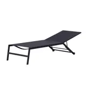 CHAISE LONGUE TULUM - PRETO/PRETO - Foto 6