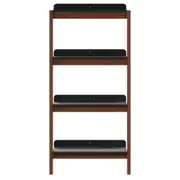ESTANTE 70 CM X 1,46 M HANNA - NOZES/PRETO - Foto 1