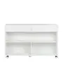 APARADOR COM 2 GAVETAS 1,37 M X 35 CM DIO - BRANCO - Foto 1