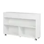 APARADOR COM 2 GAVETAS 1,37 M X 35 CM DIO - BRANCO - Foto 2