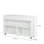 APARADOR COM 2 GAVETAS 1,37 M X 35 CM DIO - BRANCO - Foto 5