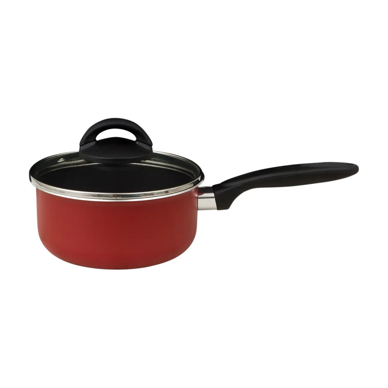 JOGO DE PANELAS 5 PEÇAS CHILLI - TOMATE/PRETO - Foto 5