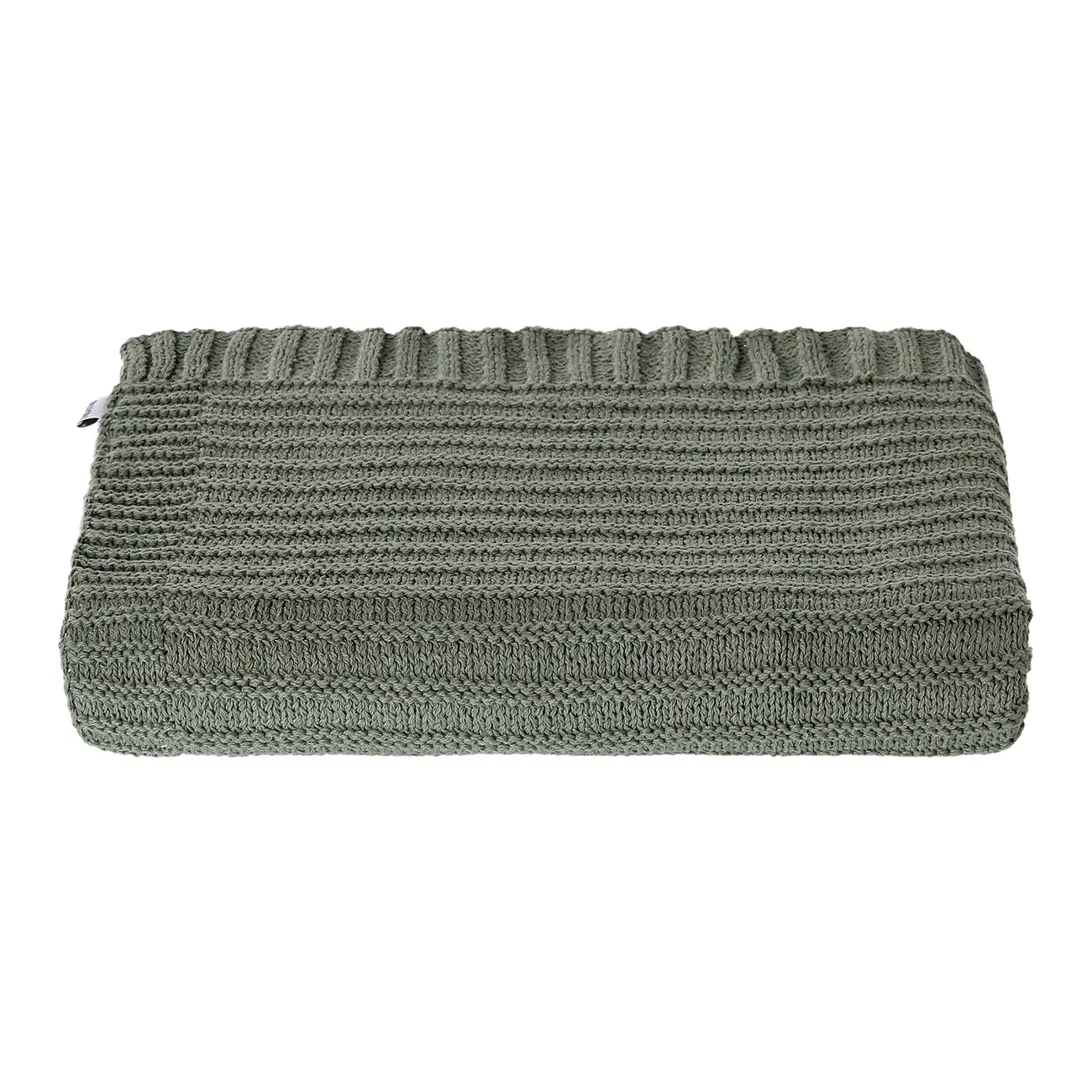 MANTA PARA SOFÁ 1,40 M X 1,60 M WEAVE - LODEN GREEN - Foto 1