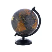 ADORNO MESA GLOBO 25 CM SOLO - PRETO/BEGE - Foto 1