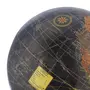 ADORNO MESA GLOBO 25 CM SOLO - PRETO/BEGE - Foto 2