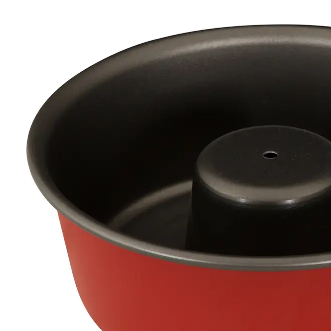 FÔRMA COM FURO REDONDO 22 CM CHILLI - VERMELHO - Foto 2