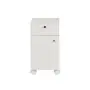 GABINETE PARA BANHEIRO 1 PORTA/1 GAVETA COM RODÍZIOS BIANC - BRANCO - Foto 1