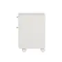 GABINETE PARA BANHEIRO 1 PORTA/1 GAVETA COM RODÍZIOS BIANC - BRANCO - Foto 2