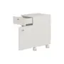 GABINETE PARA BANHEIRO 1 PORTA/1 GAVETA COM RODÍZIOS BIANC - BRANCO - Foto 3