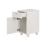 GABINETE PARA BANHEIRO 1 PORTA/1 GAVETA COM RODÍZIOS BIANC - BRANCO - Foto 4