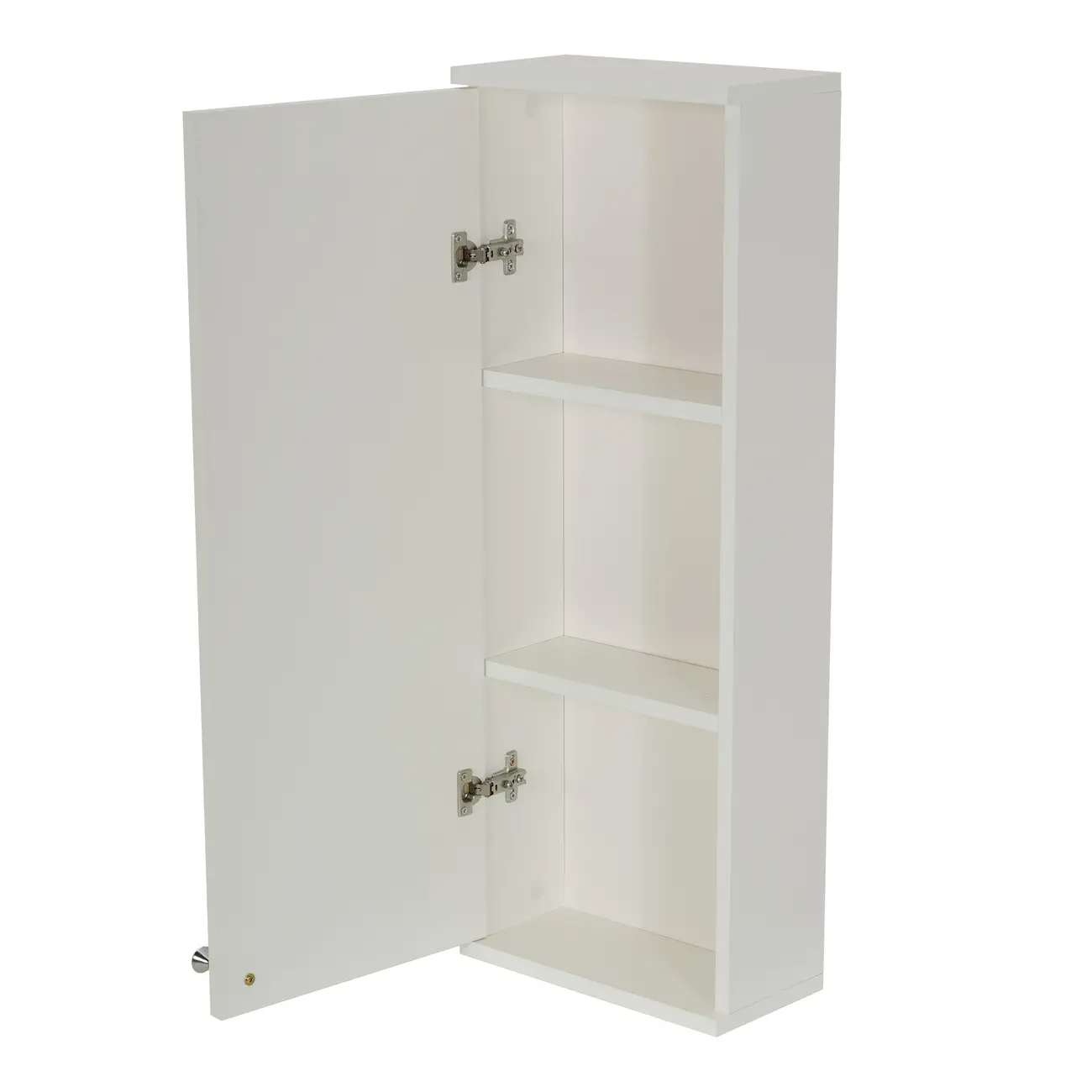 GABINETE PARA BANHEIRO SUPERIOR 1 PORTA BIANC - BRANCO - Foto 4